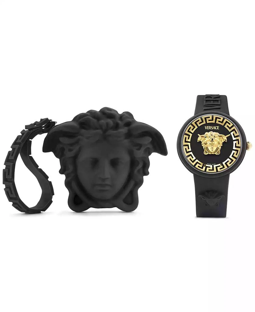 Versace Womens New Black Strap Watch Ladies main image 4