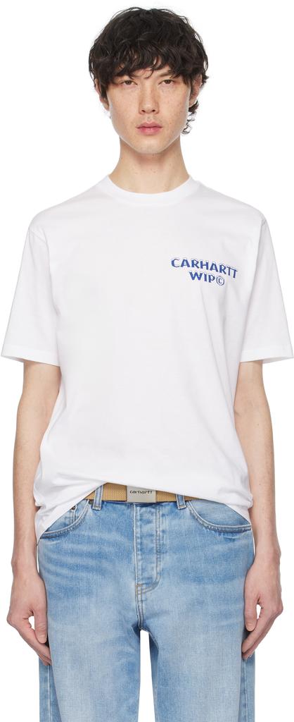 Carhartt WIP White Pepe 'Friends' T-shirt - T-Shirts