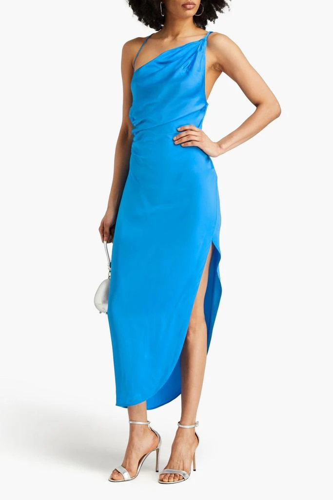 RACHEL GILBERT Xandra draped satin maxi dress 2