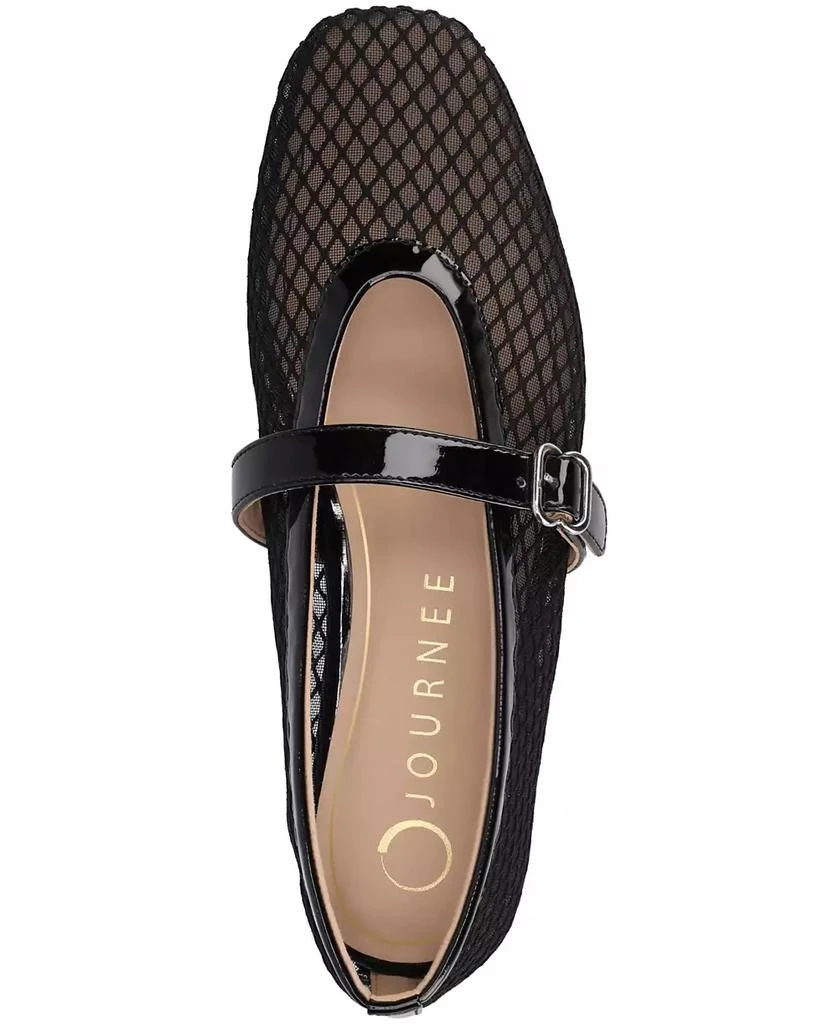 Journee Collection Women's Casha Mesh Mary Jane Flats 4