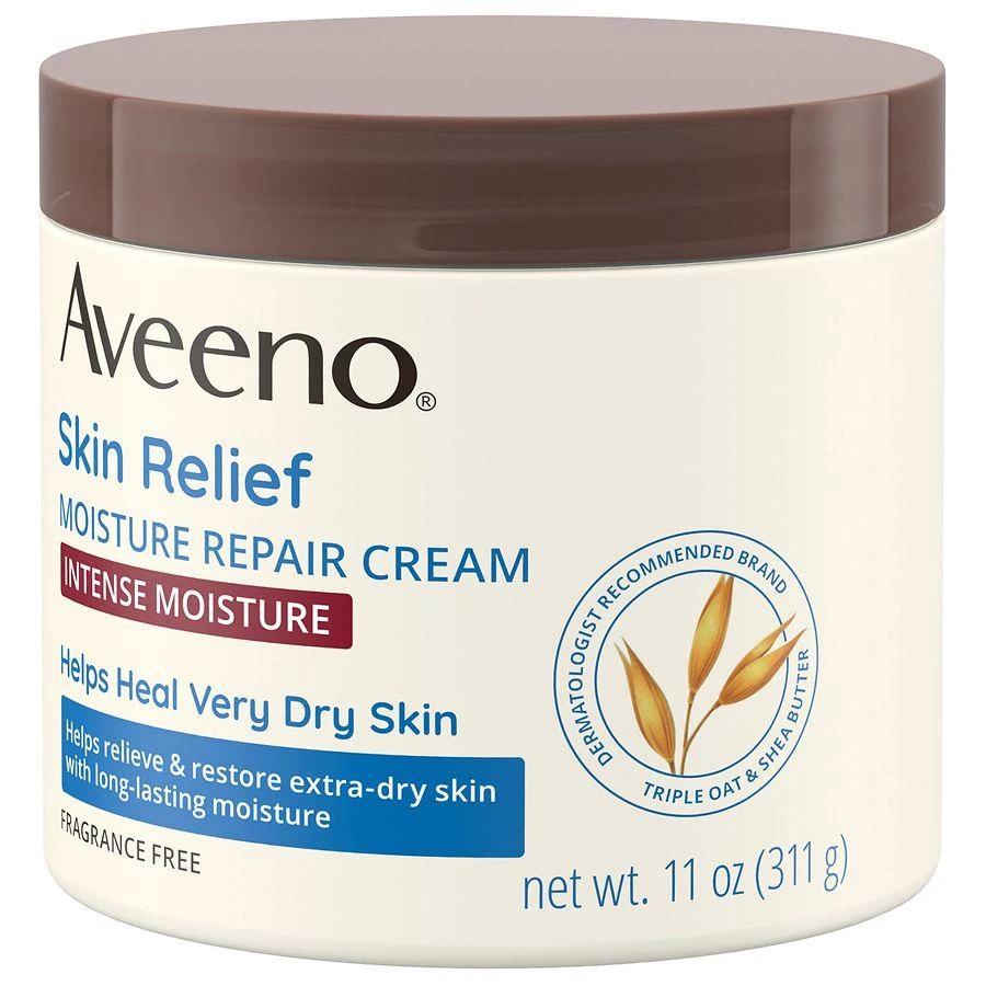 Aveeno Skin Relief Intense Moisturizing Cream Fragrance Free 10