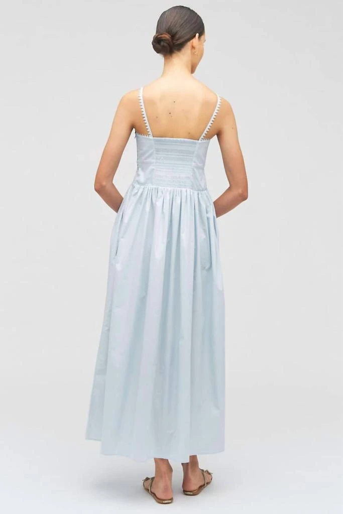 Oroton Lace Trim Sundress In Blue 3