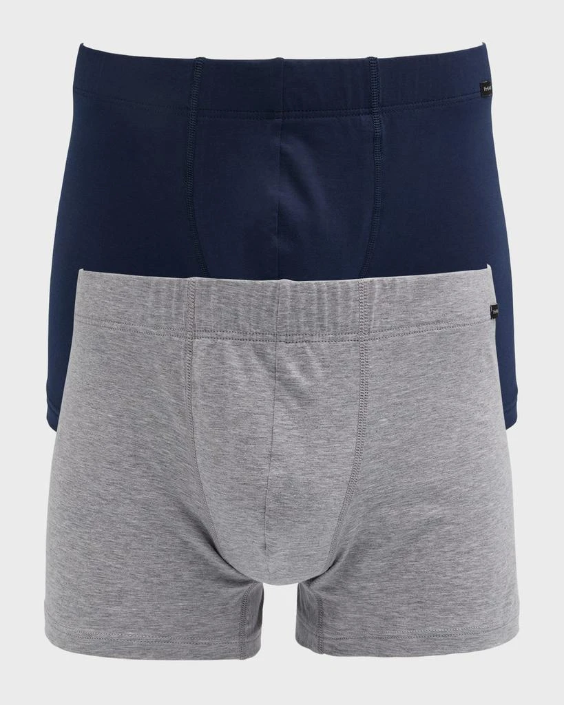Hanro Men's 2-Pack Cotton Essentials Boxer Briefs 1