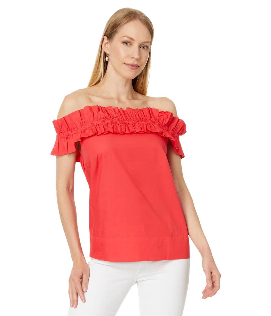 Lilly Pulitzer Brennalee Off The Shoulder Top 1