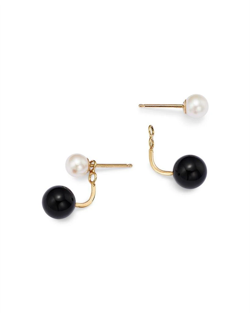 Bloomingdale
s Onyx
Cultured Freshwater Pearl Front-to-Back Drop Earrings in 14K Yellow Gold 4