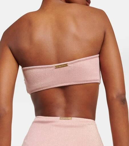 Alexandra Miro Carlotta ring-detail bandeau bikini top 5