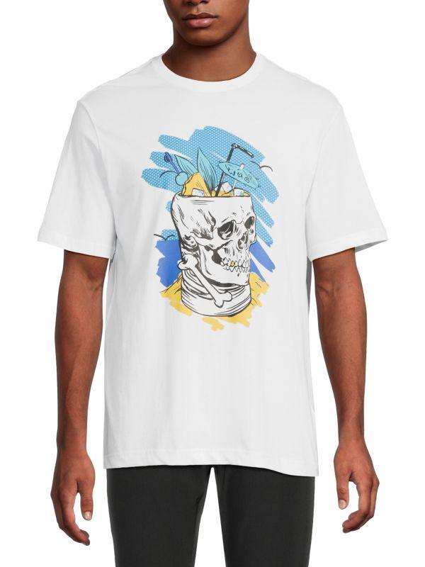 Robert Graham Tiki Graphic Cotton T-Shirt