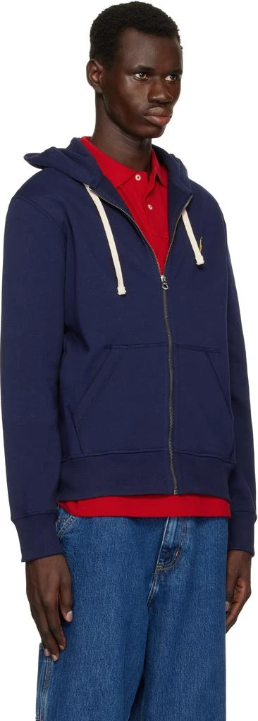 Ralph Lauren Navy Fleece Full-Zip Hoodie 2