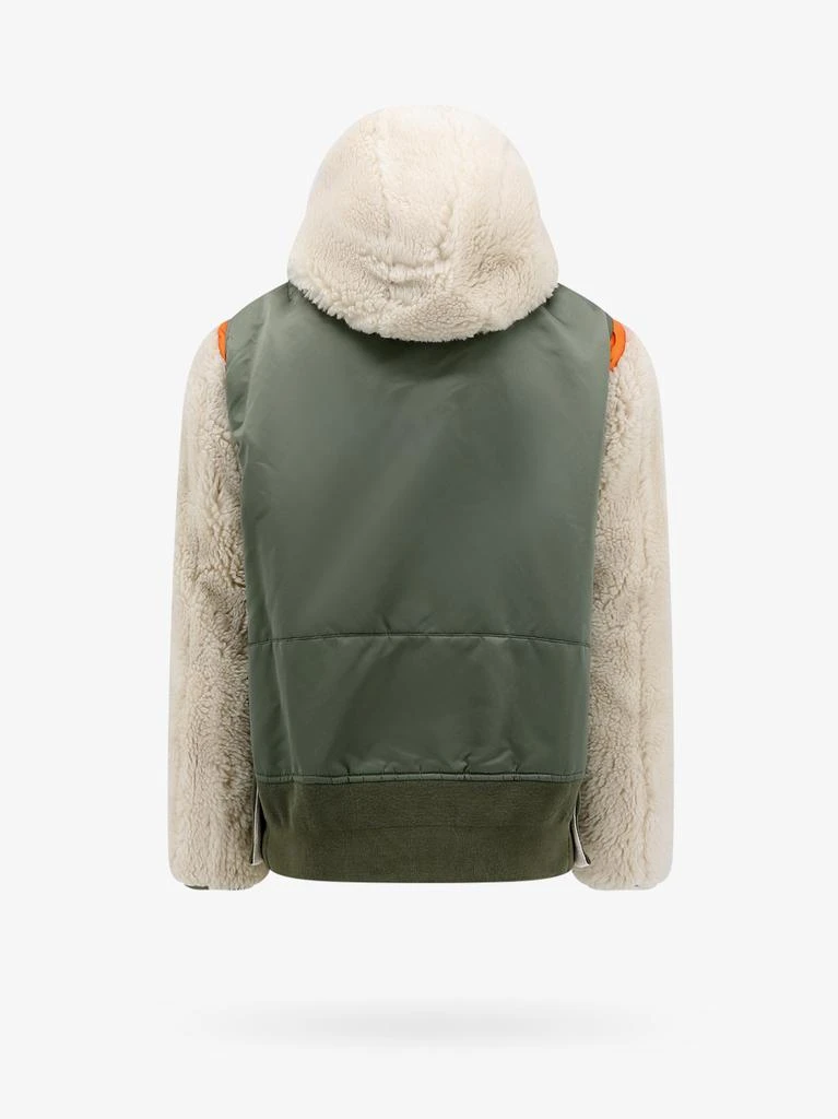 Sacai Nylon jacket with eco shearling inserts 5