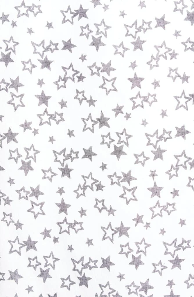 La Fiorentina Star Print Twisted Fringe Scarf 2