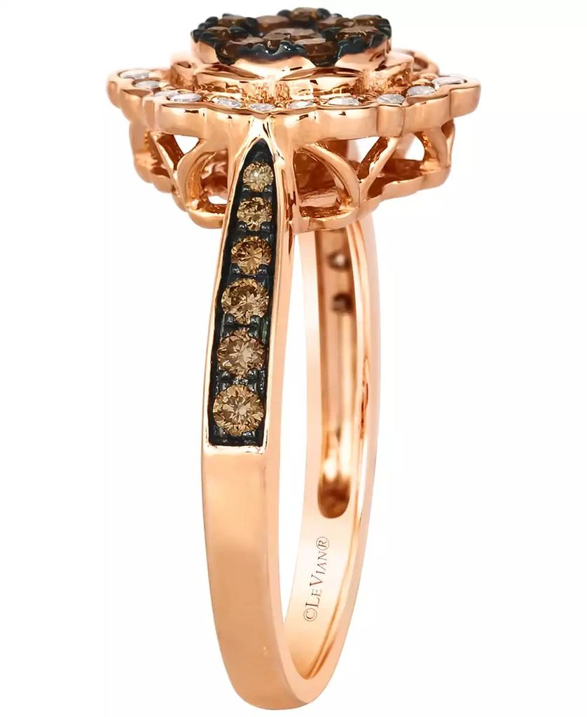 Le Vian Chocolate Diamond (0.58 ct. t.w.) and Nude Diamond (0.23 ct. t.w.) Ring in 14k Strawberry Gold 3