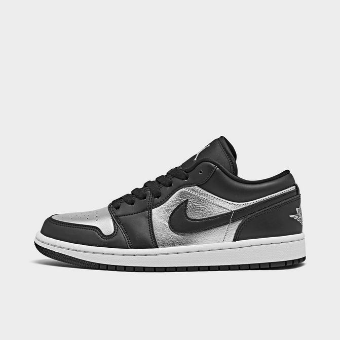 nike air jordan 1 low silver toe