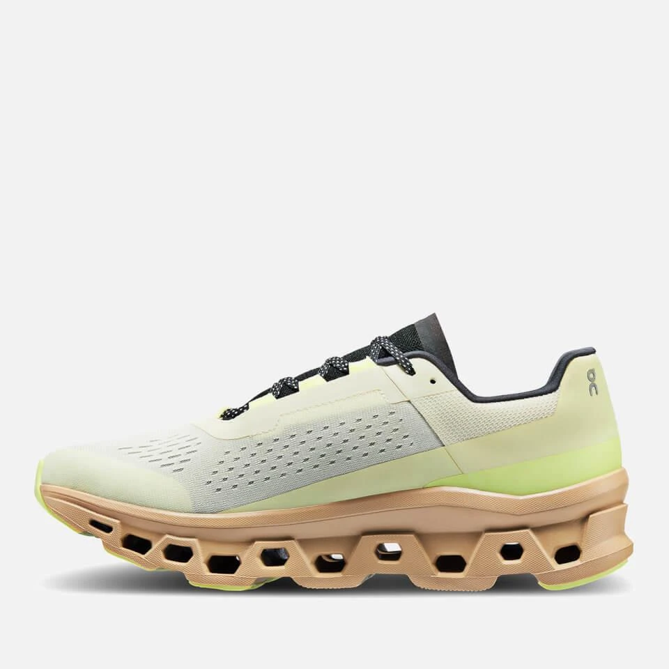 On ON CLOUDMONSTER MEN'S MESH RUNNING TRAINERS 3