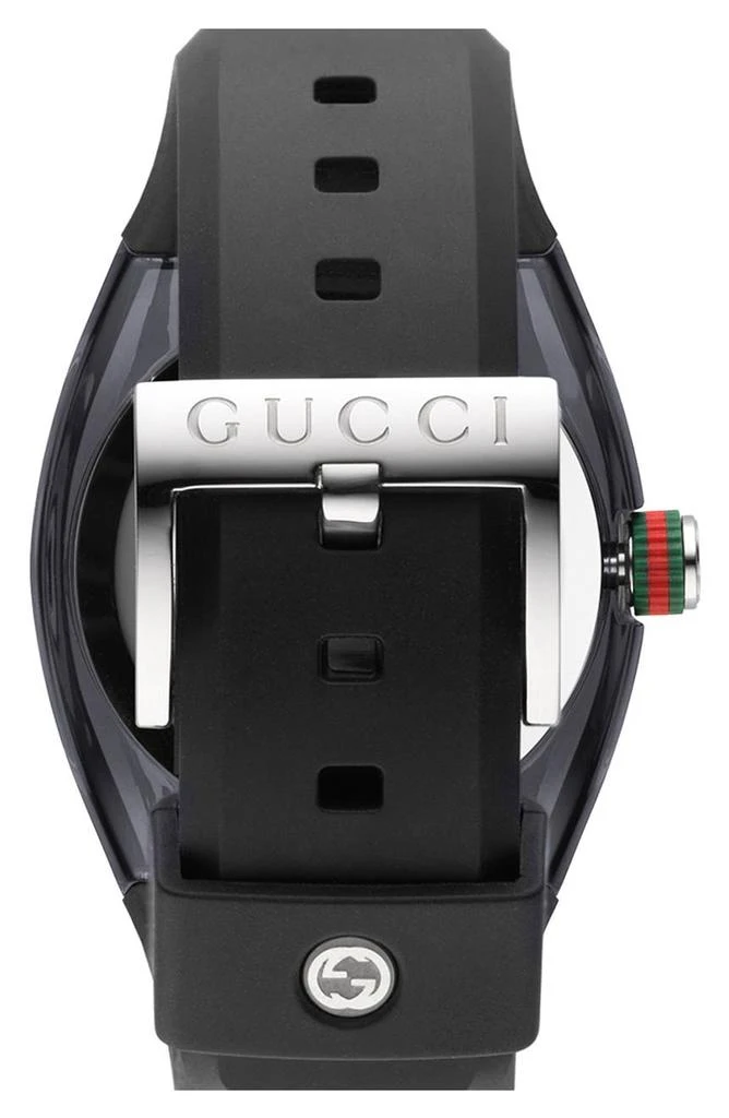 Gucci 'Sync - Medium' Rubber Strap Watch, 36mm 2