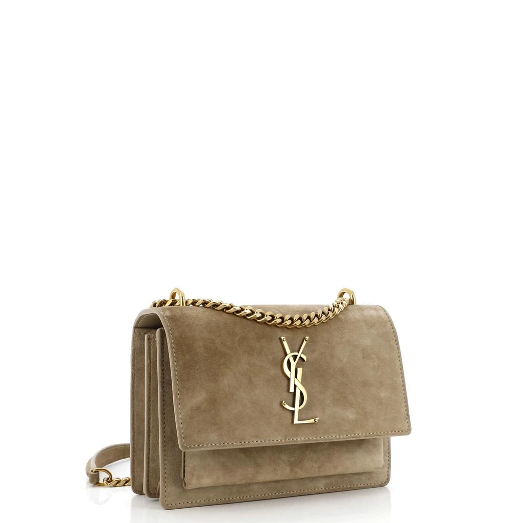 Yves Saint Laurent Sunset Crossbody Bag Suede Small 2