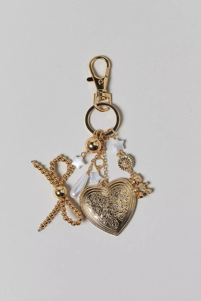 Silence + Noise Silence + Noise Bow Charm Dangle Keychain 1