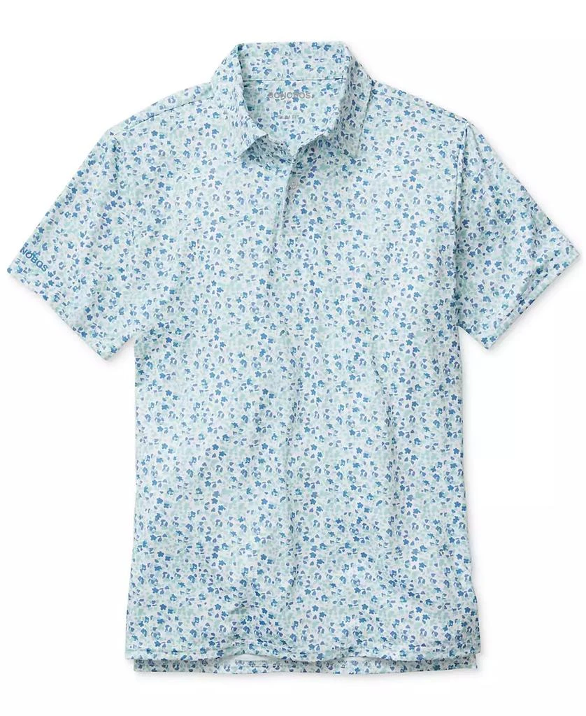 Bonobos Men's Short Sleeve Abstract Print Performance Polo Shirt 1