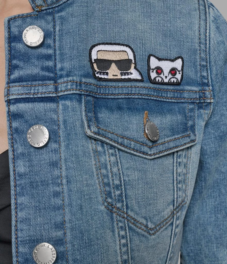 Karl Lagerfeld Paris PEEKING DENIM JACKET 5