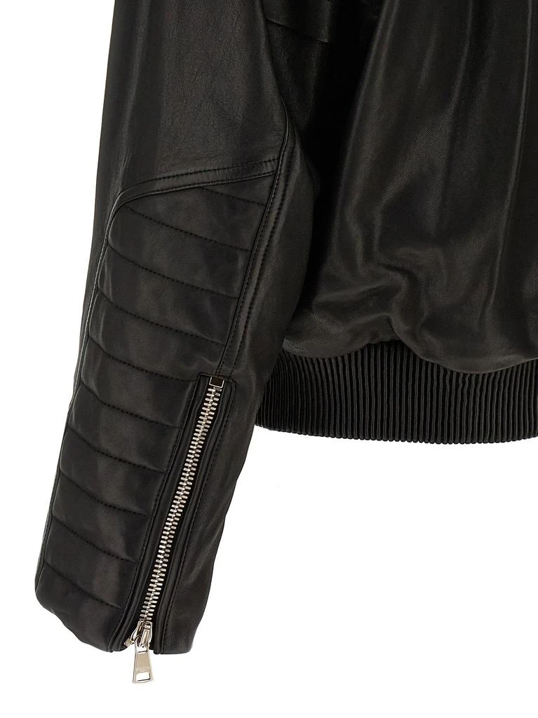 Balmain Balmain Layered Leather Jacket 4