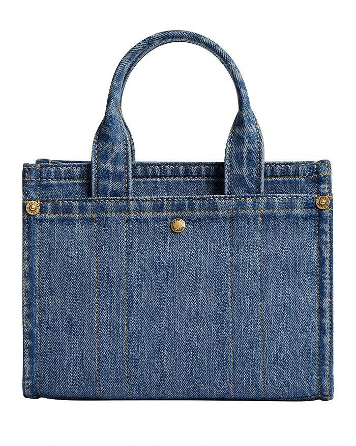 COACH Mini Cargo Denim Tote Bag 4