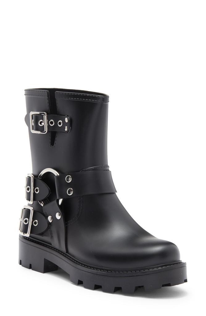 Jeffrey Campbell Dripz Moto Rain Boot