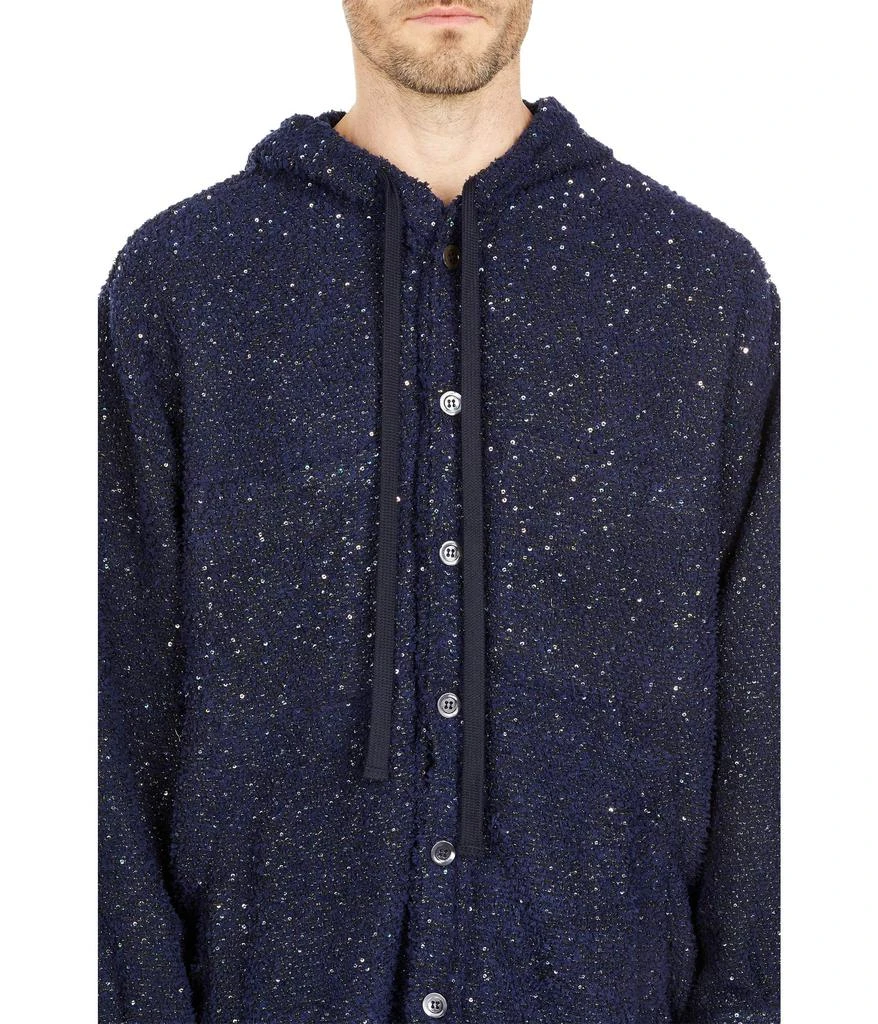 Faith Connexion Tweed Hooded Oversize Shirt 3