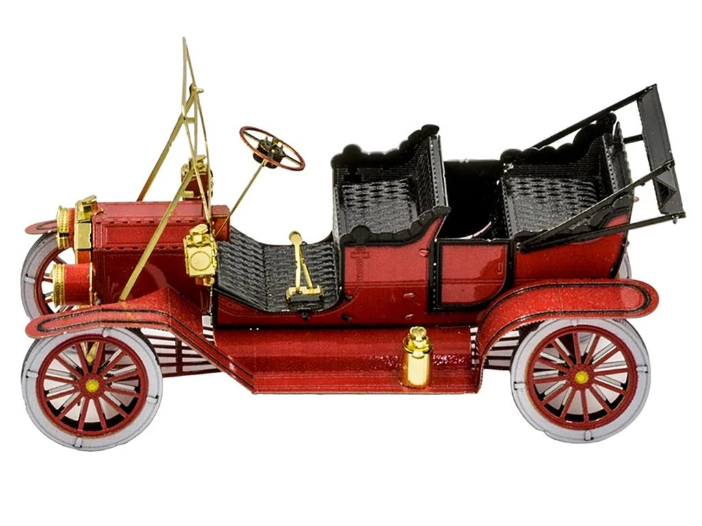 Metal Earth Model Kit 1908 Ford Model T Red (Moderate Difficulty) Steel Model by 2