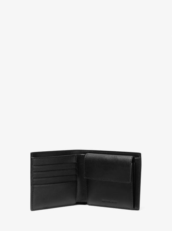 michael_kors Greyson Logo Billfold Wallet With Coin Pocket