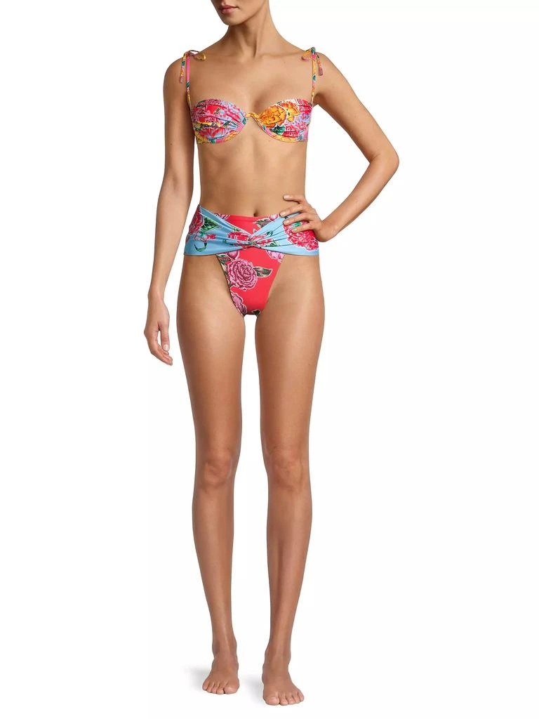 Agua Bendita Fiorever Donna Floral Underwire Bikini Top 2