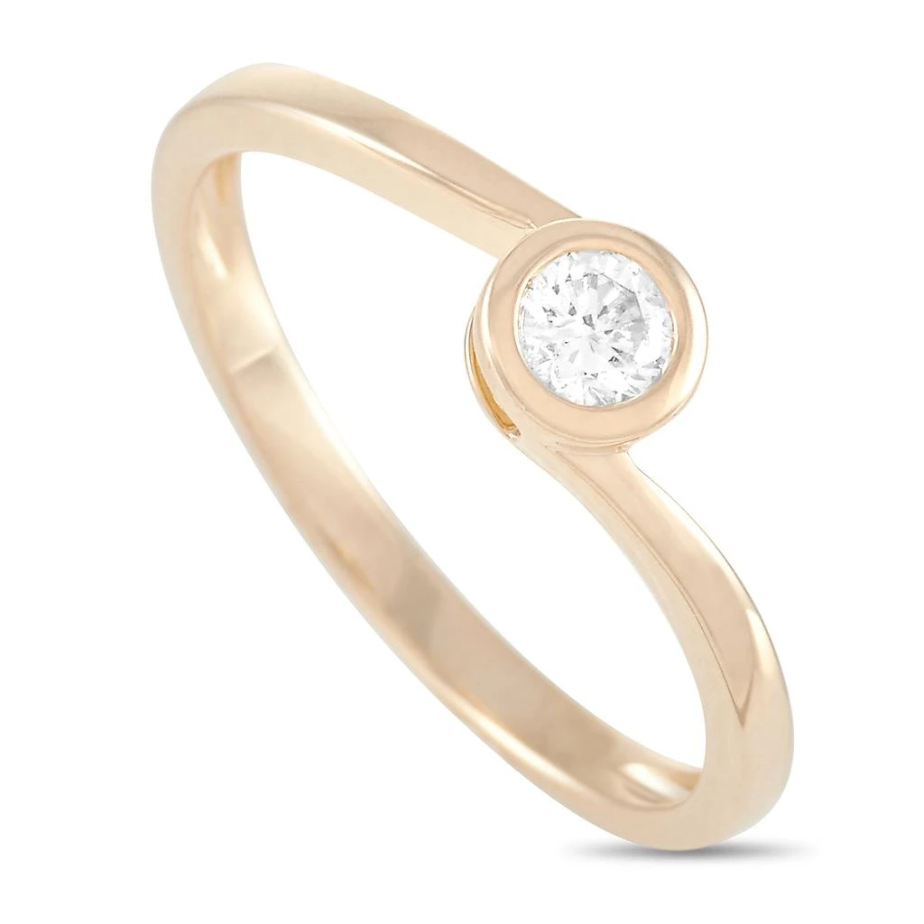 Non Branded 14K Yellow Gold 0.26 ct Diamond Ring 1