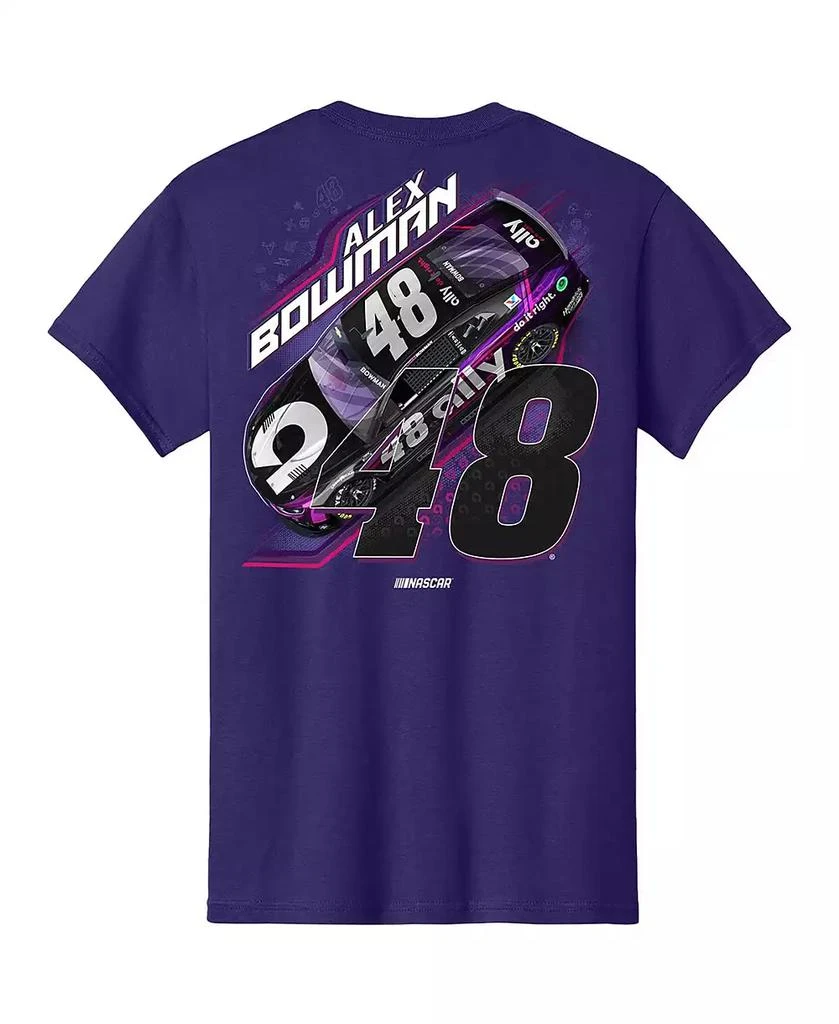 Hendrick Motorsports Team Collection Men's Purple Alex Bowman Car T-Shirt 2