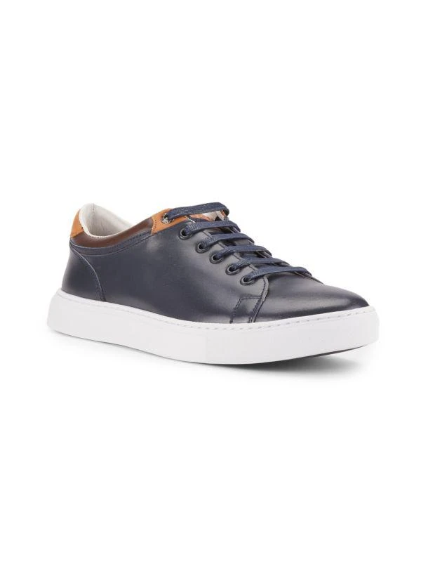 Robert Graham Tahiti Leather Low Top Sneakers 2