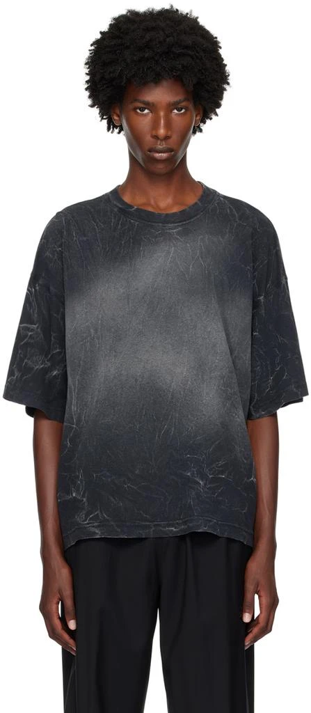 Alexander Wang Black Distressed T-Shirt 1