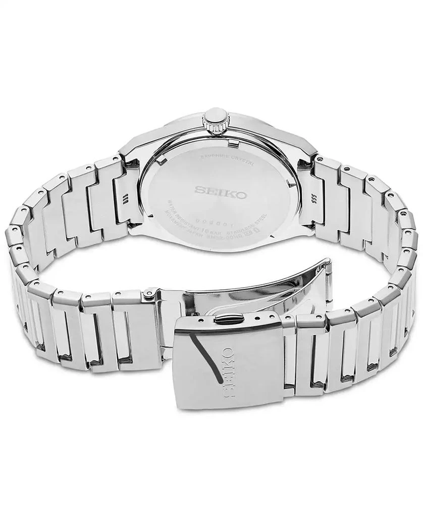Seiko Men's Essentials Stainless Steel Bracelet Watch 39mm 3