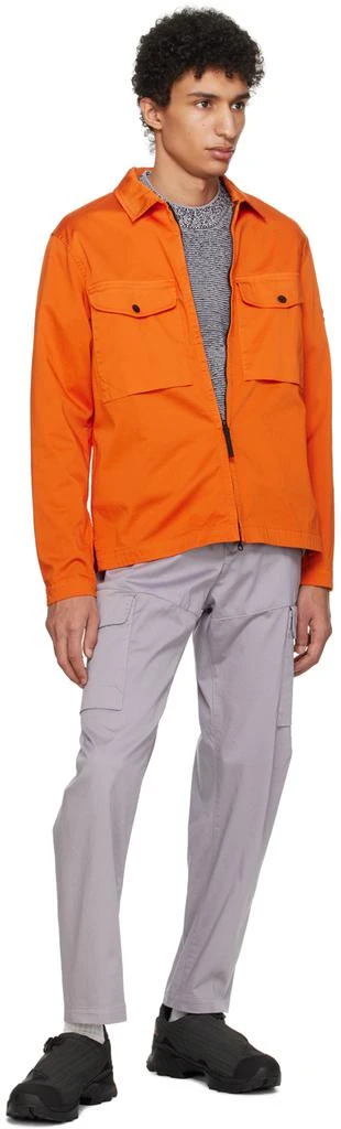 Stone Island Gray Patch Cargo Pants 5