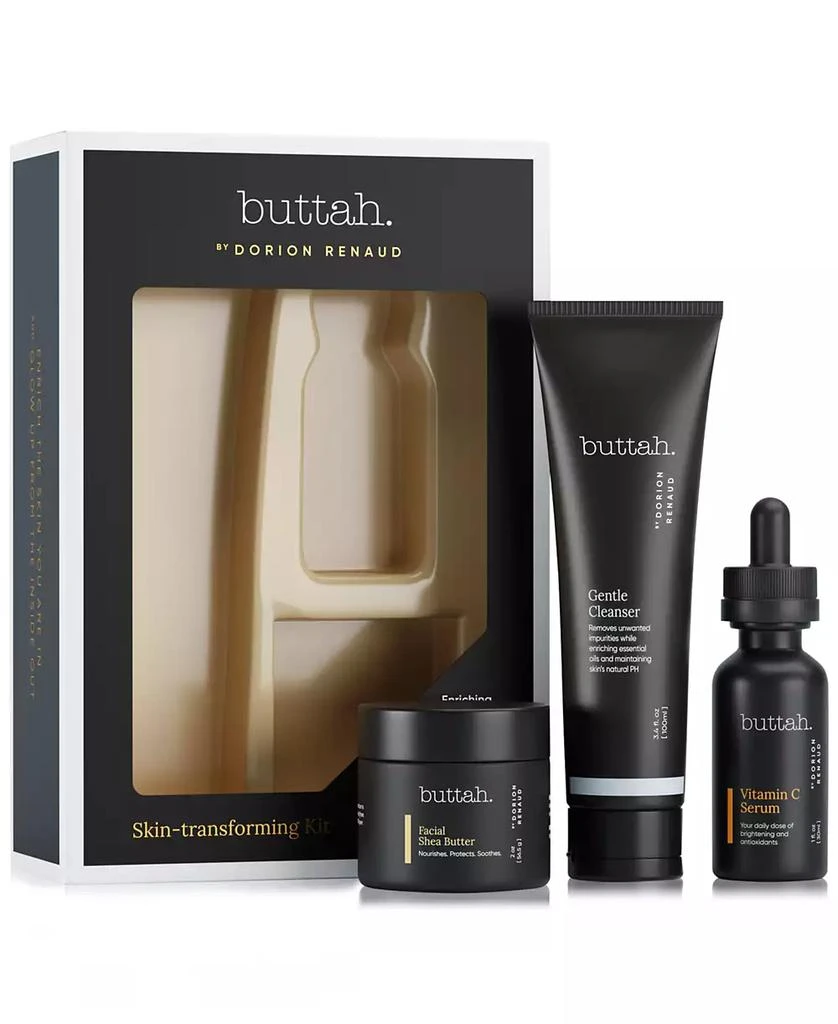 Buttah Skin 3-Pc. Skin Transforming Kit with Facial Shea Butter 1