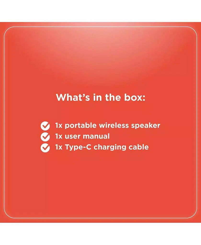 RadioShack 60W Black and Gray Wireless Portable Speaker With Lights True Wireless Audio And Type C-Charging Cable 4001787 8