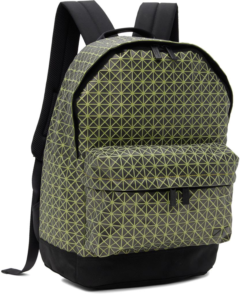 BAO BAO ISSEY MIYAKE Green & Black Daypack Reflector Backpack