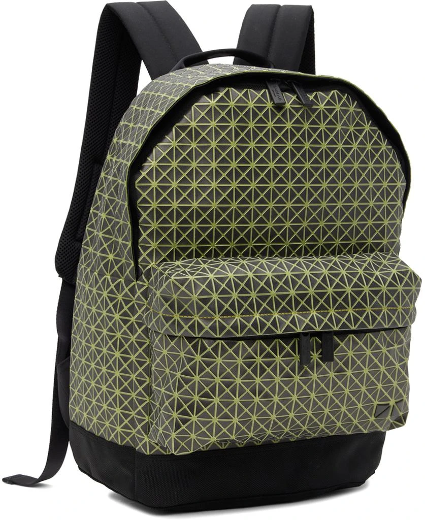 BAO BAO ISSEY MIYAKE Green & Black Daypack Reflector Backpack 2