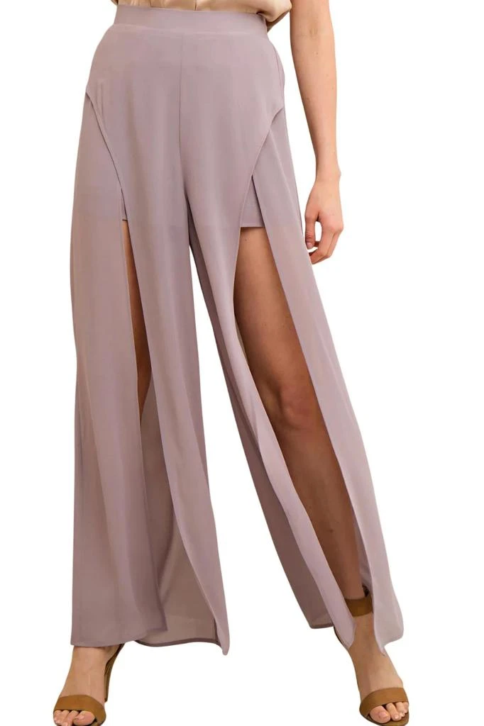 Entro Entro - Solid Slit Maxi Short Pant