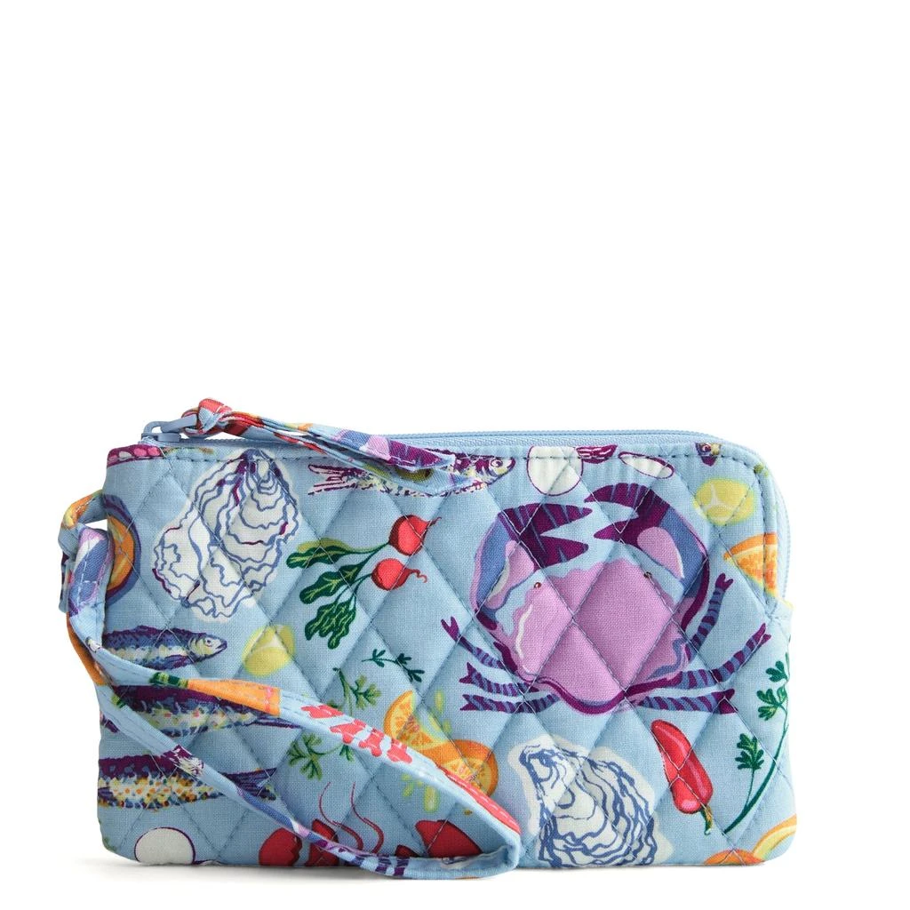 Vera Bradley Outlet Cotton Essential Zip Wristlet 1