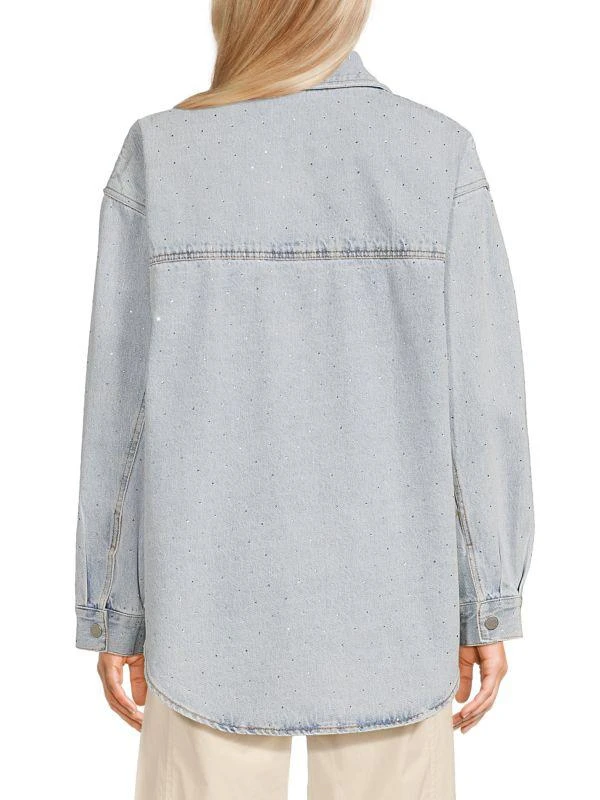 Habitual Embellished Denim Shirt Jacket 2