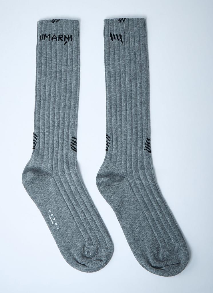 Marni Logo Motif Socks
