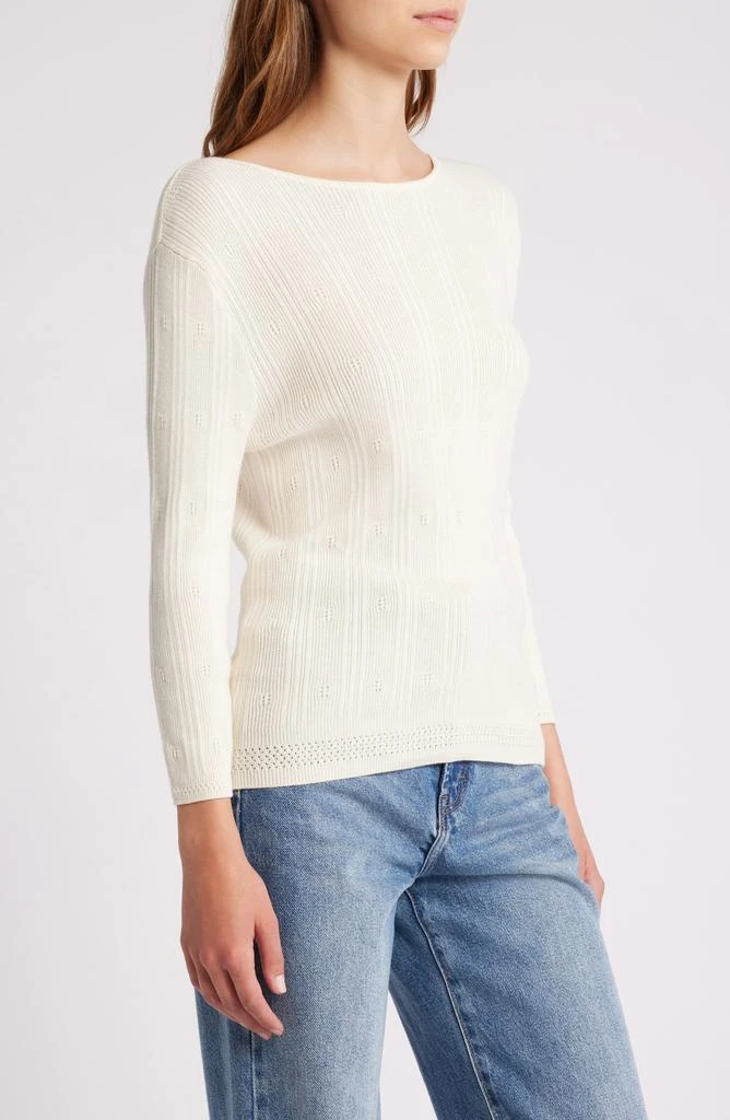 SESSUN Isla Keyhole Rib Sweater 3