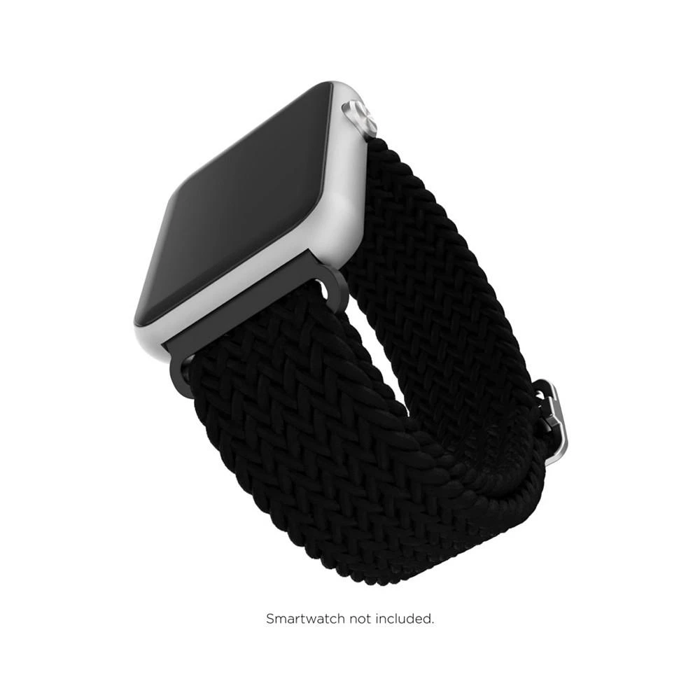 iTouch Unisex Air 4 Black Braided Loop Silicone Strap 3