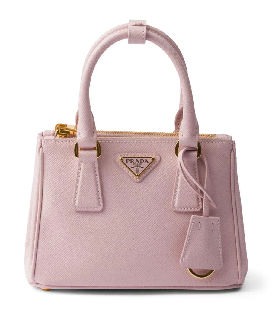 Prada Micro Saffiano Leather Galleria Top-Handle Bag 1