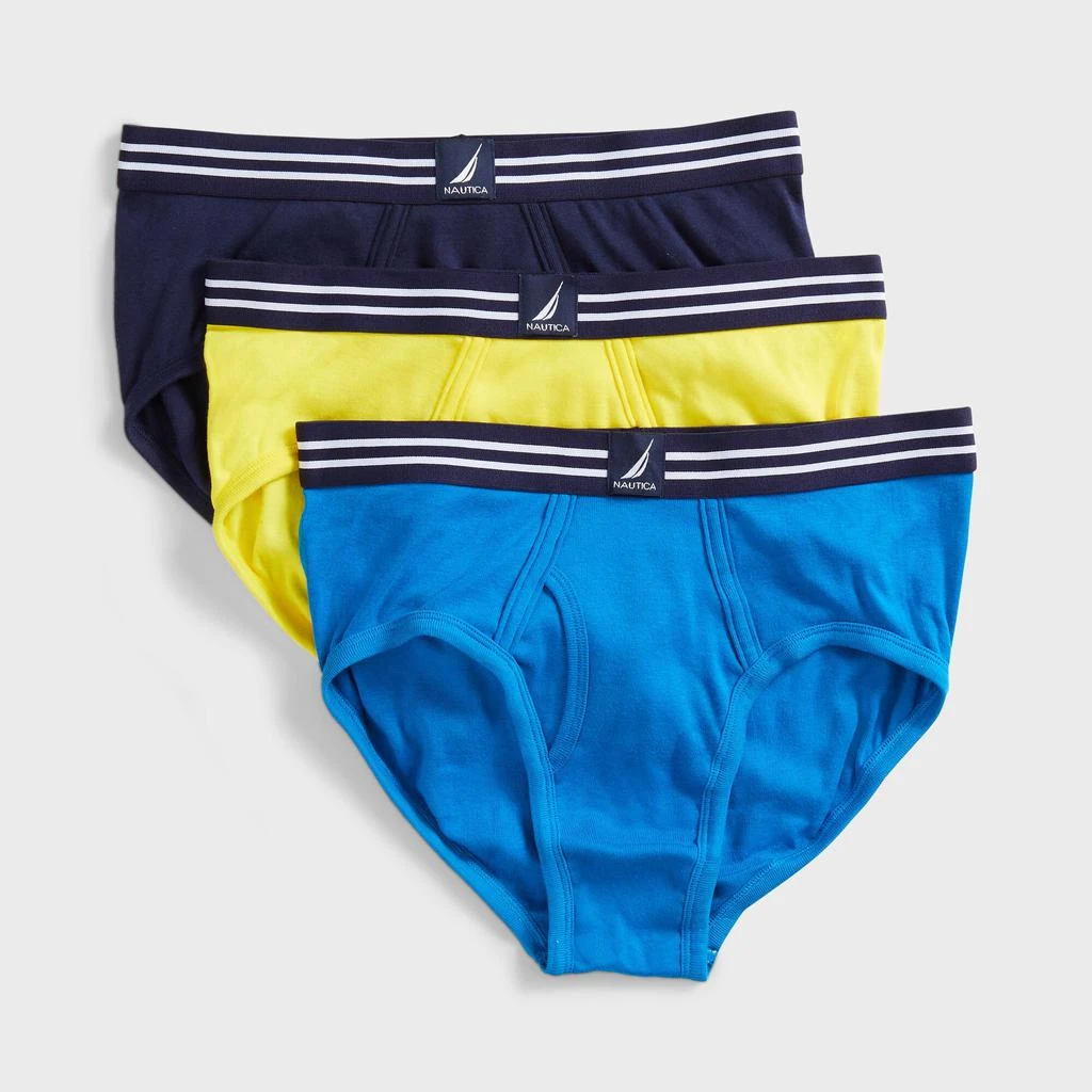 Nautica Mens Classic Briefs, 3-Pack 1