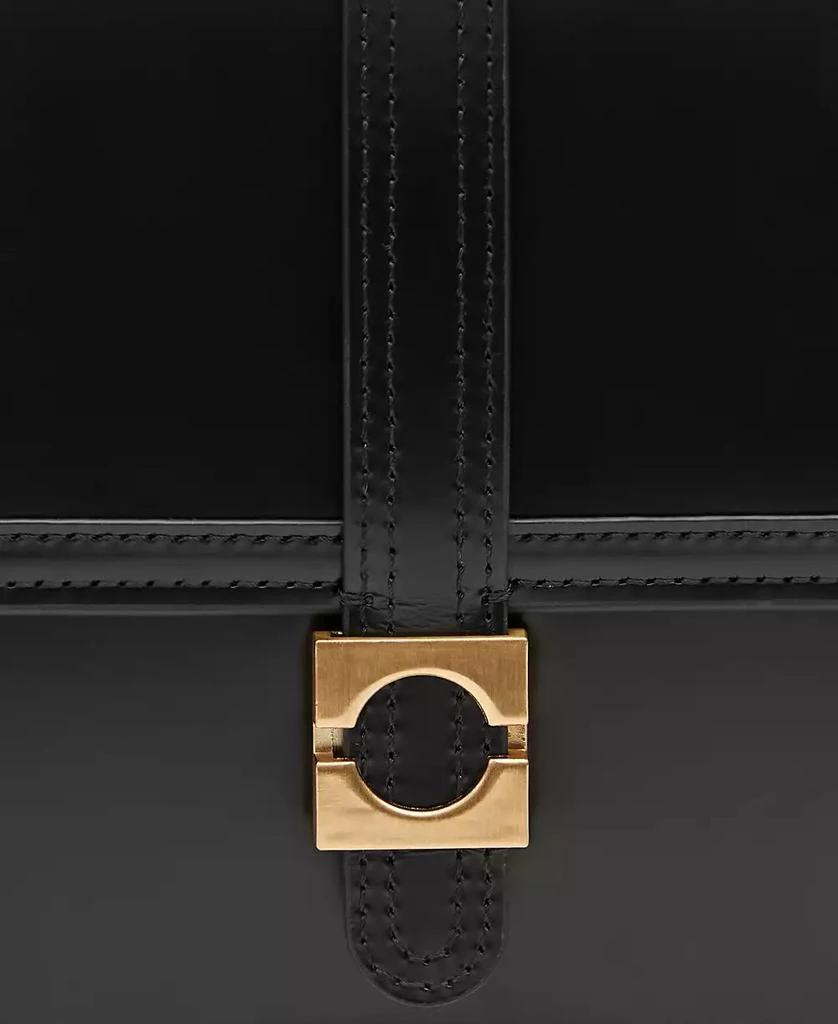 Mango Women's Flap Leather Bag 5