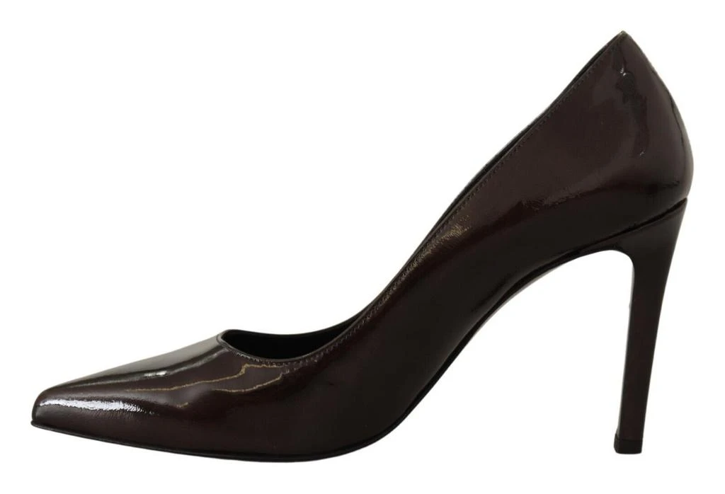 Sofia Sofia Elegant Brown Leather Heels Pumps 2