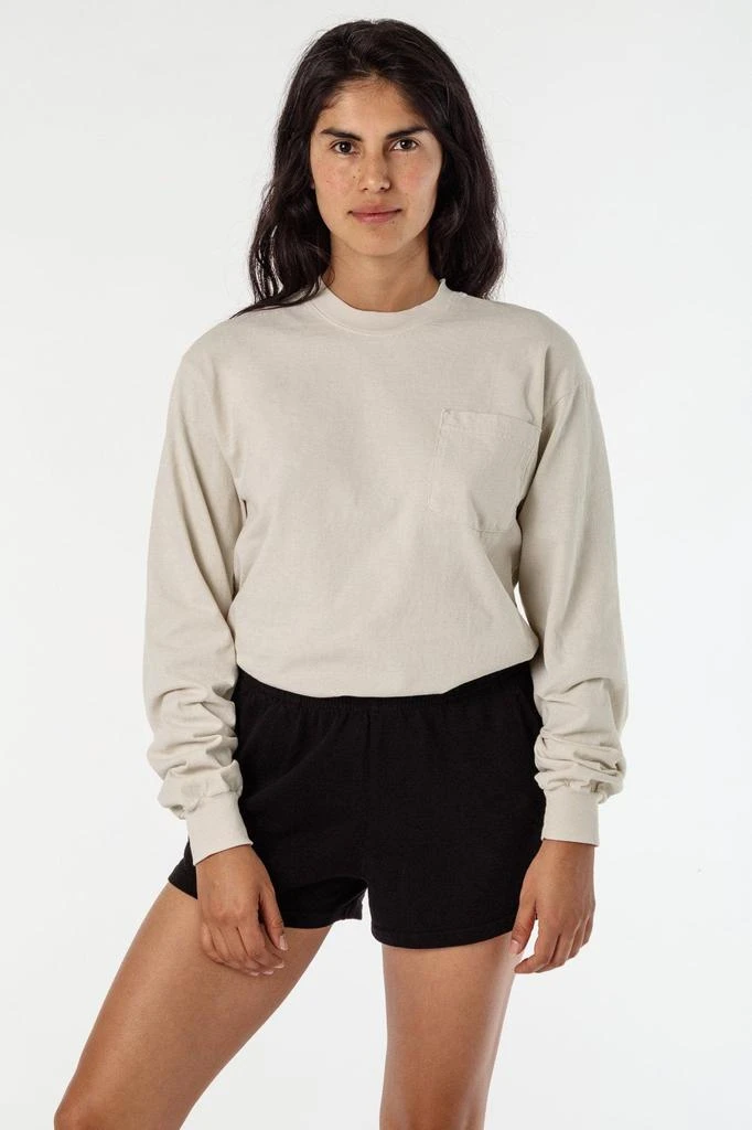 Los Angeles Apparel 1810GD - Long Sleeve Garment Dye Pocket T-Shirt 14
